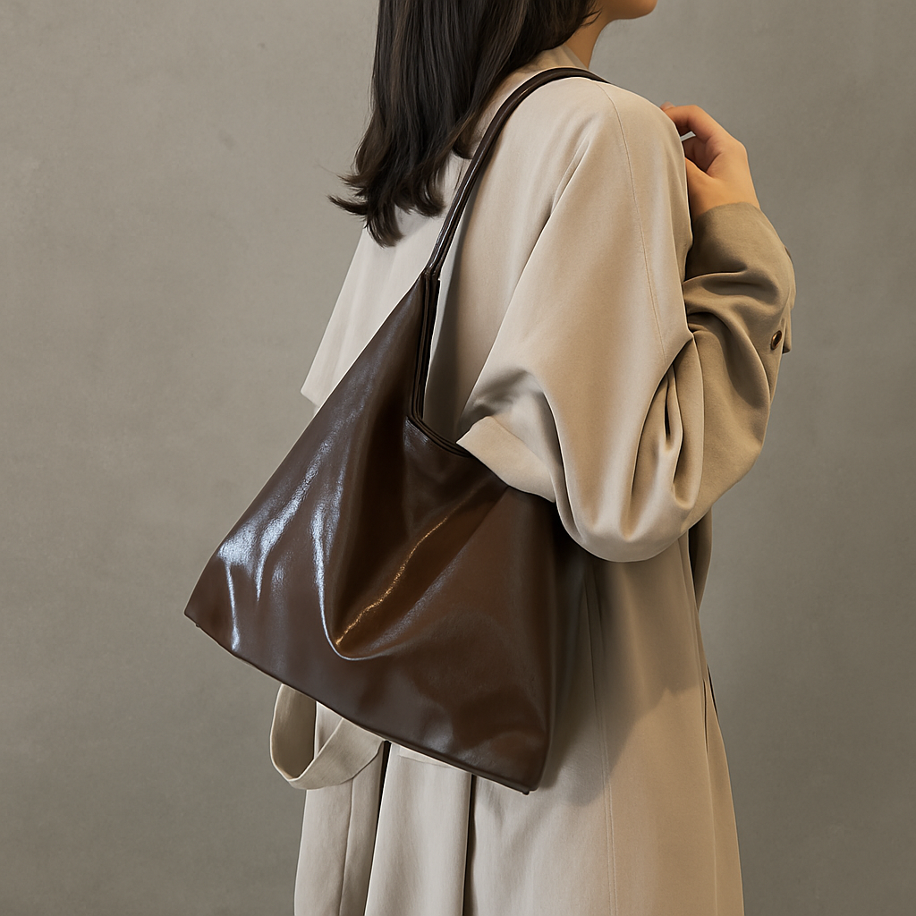 SCARLETT DISTRESSED LEATHER TOTE