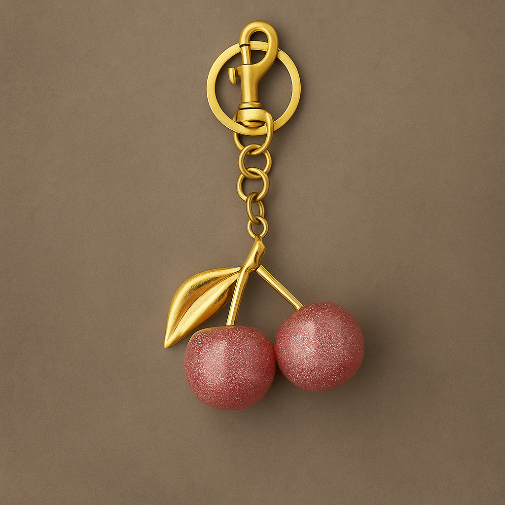 CHERRY BAG CHARM