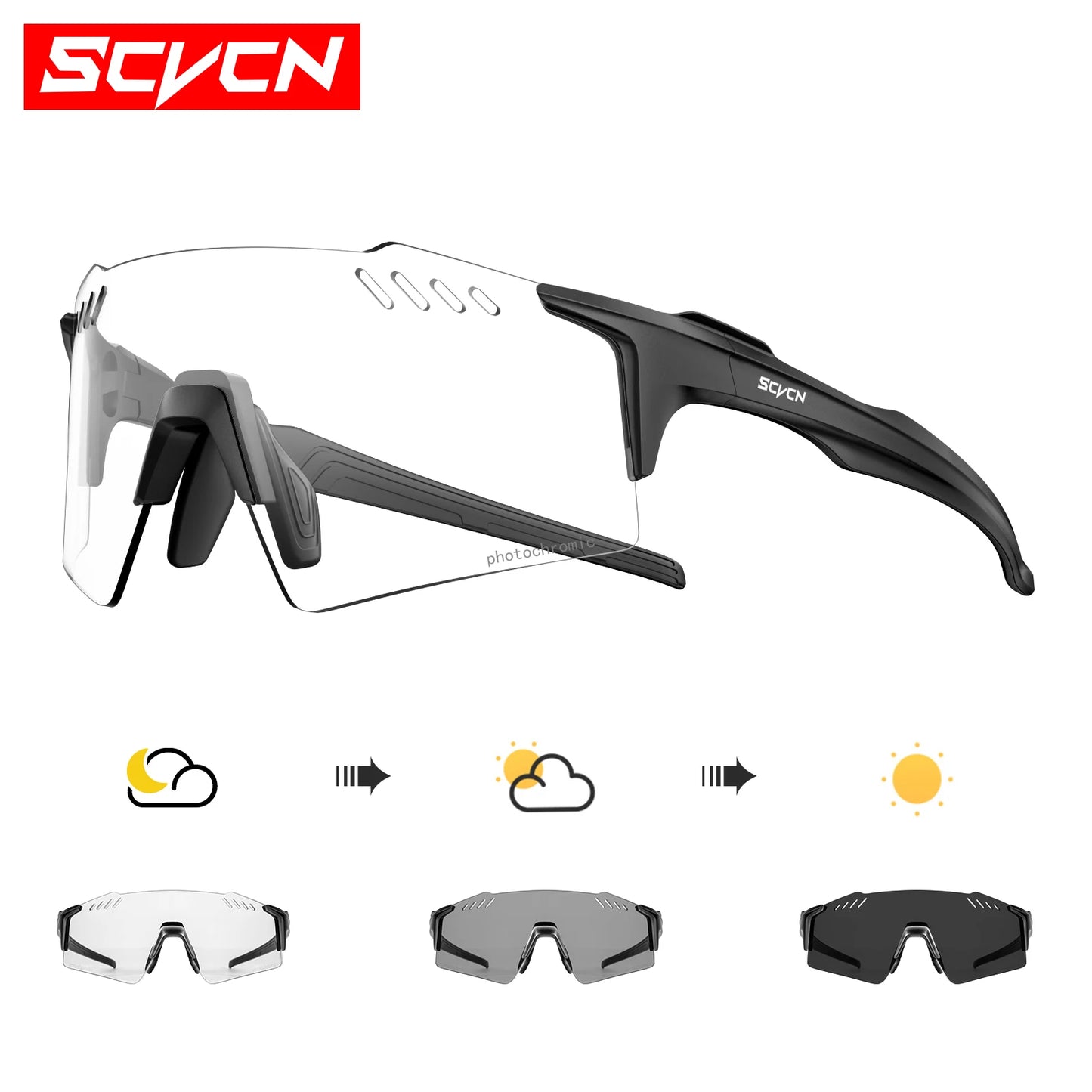 SCVCN Photochromic glasses UV400