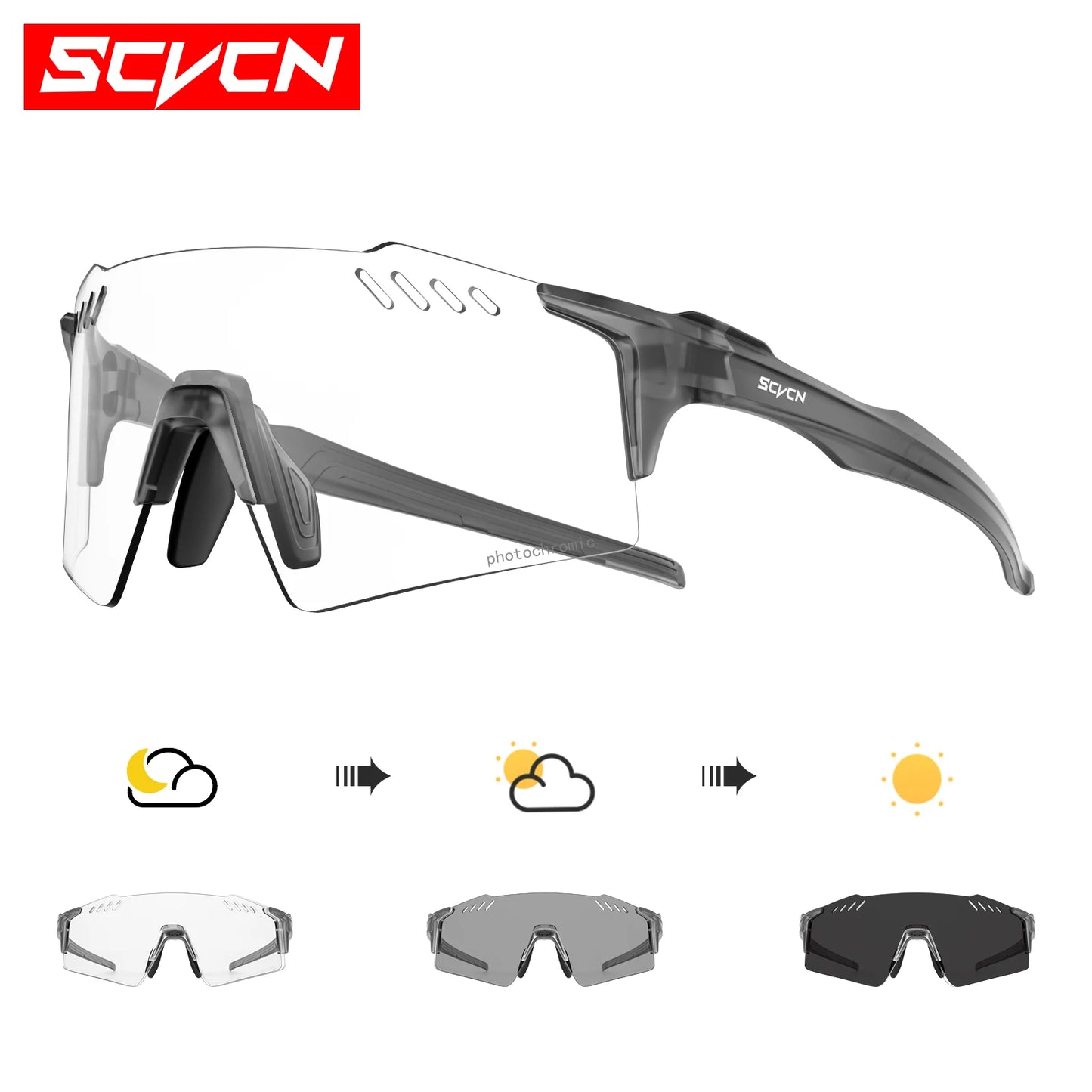 SCVCN Photochromic glasses UV400