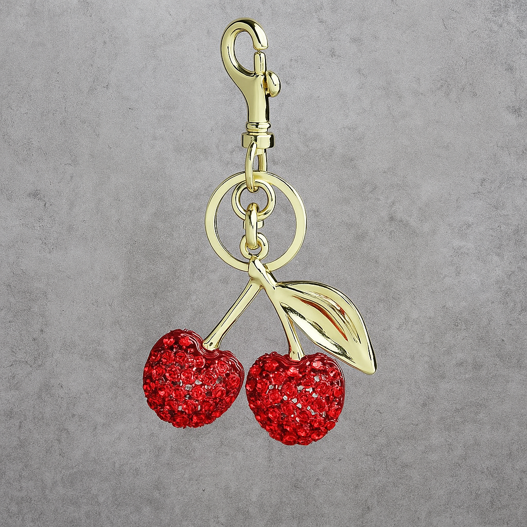 CHERRY BAG CHARM