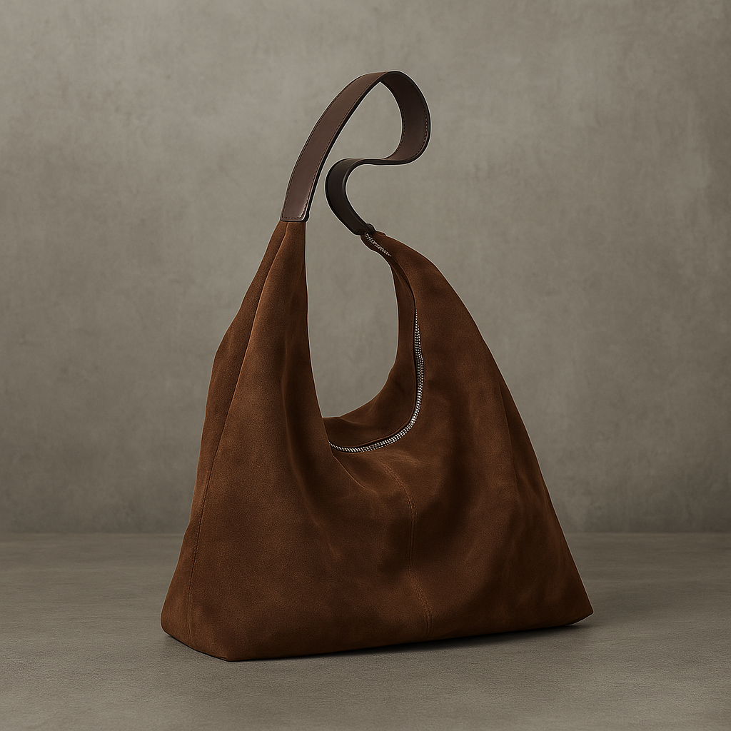 SUEDE DAILY LEATHER TOTE