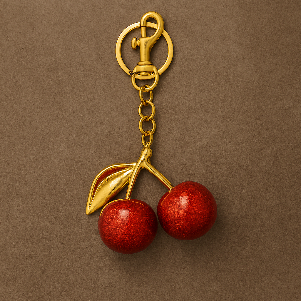 CHERRY BAG CHARM